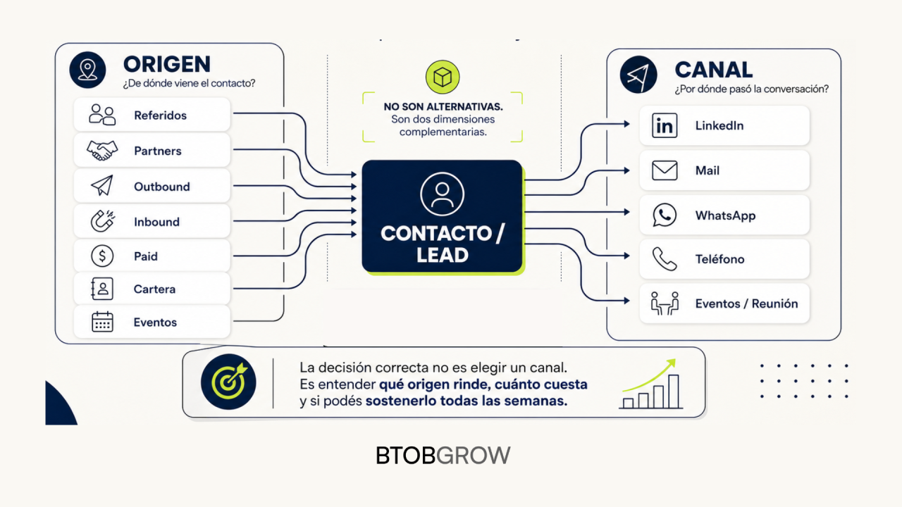Por qué confundir origen con canal te puede salir caro
